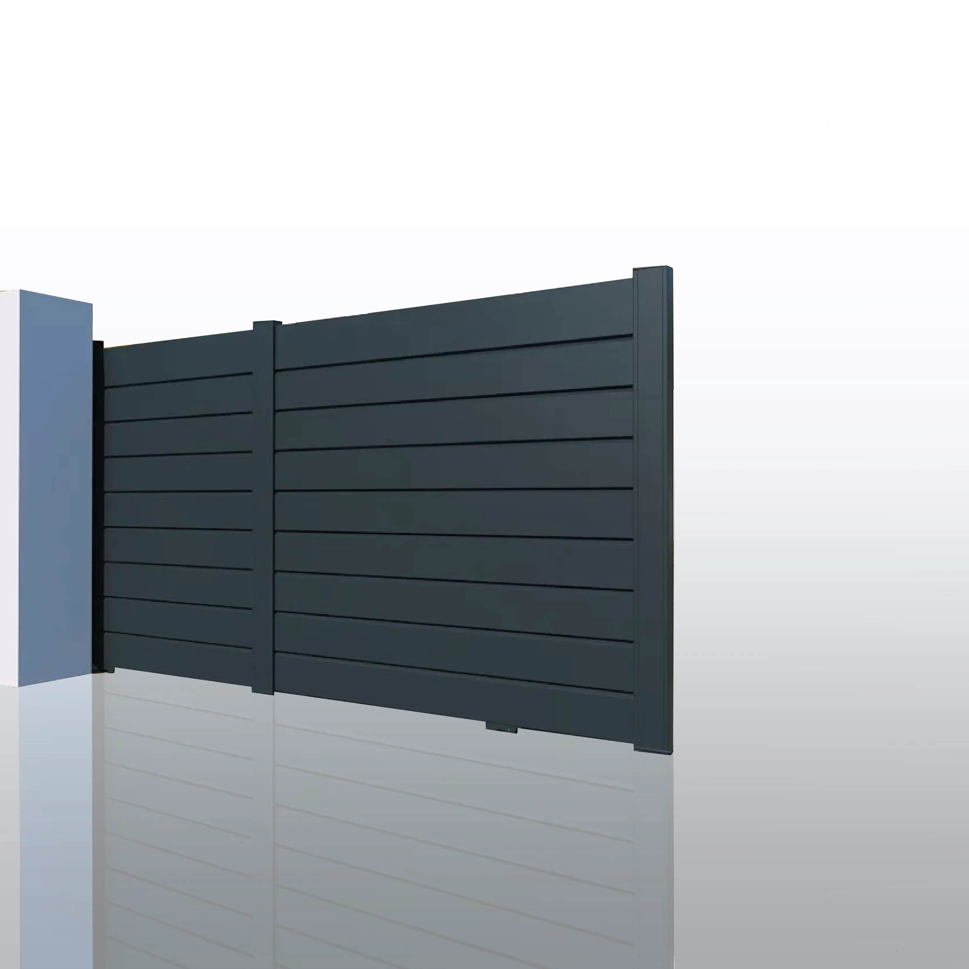 Portón corredizo automatizado